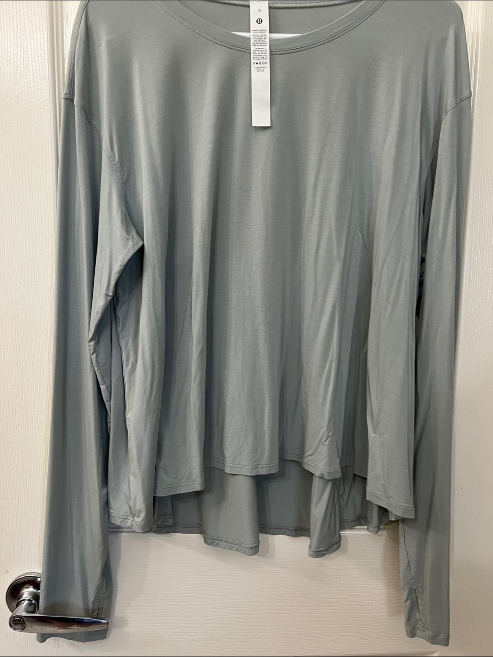 lululemon modal relaxed fit  lounge Long Sleeve Tee - Picture 4 of 4